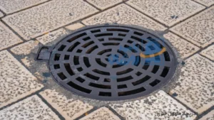 دریچه منهول فلزی